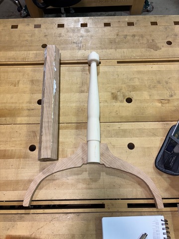 Process Detail for Cherry Shaker Table made at SBWI