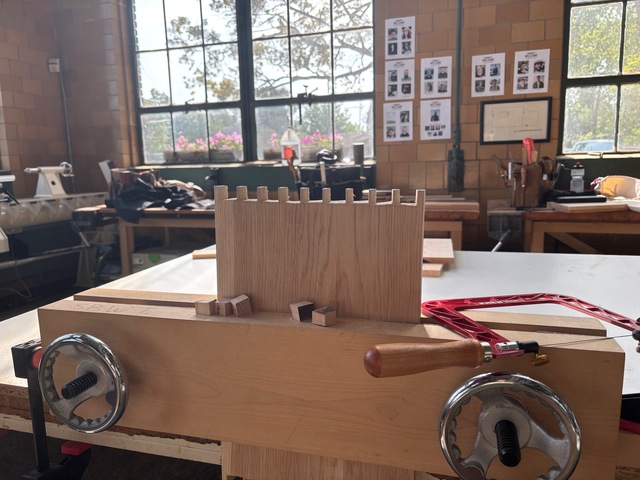 Process Detail for Shaker Stool made at SBWI