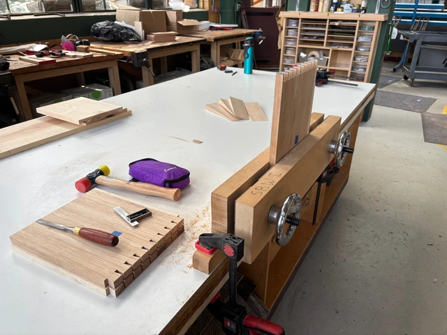Process Detail for Shaker Stool made at SBWI