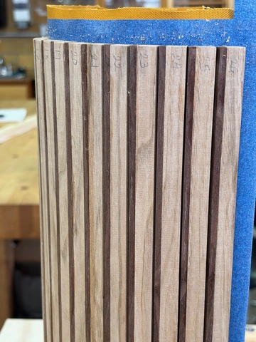 Marking wood with a pencil