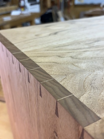 Finely cut dovetails
