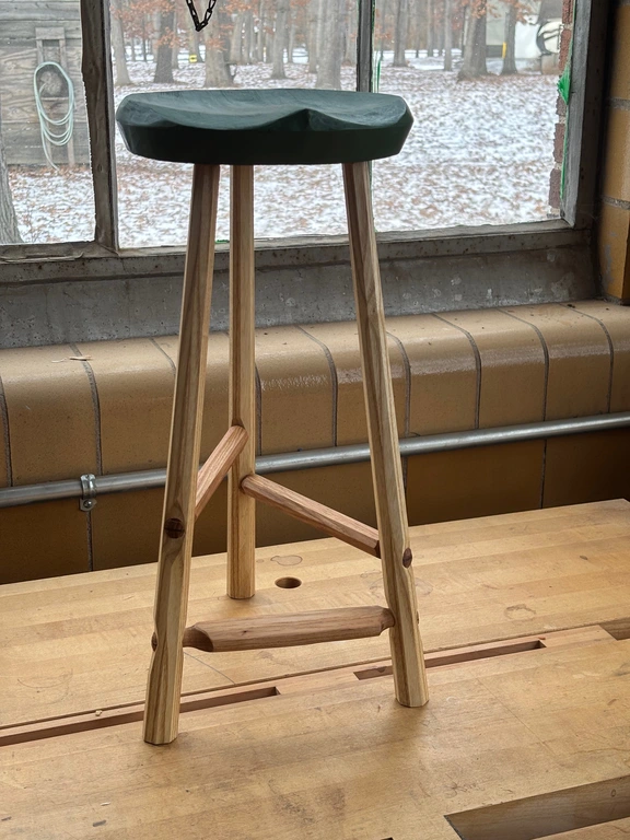 Small Stool for Putting on Your Shoes